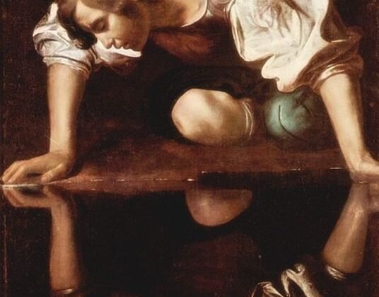 EM CERTA IDADE Narciso_ Caravaggio